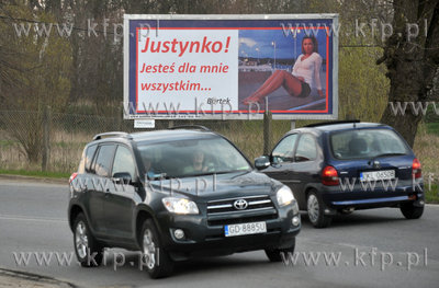 MIlosny billboard w miejscowosci Bakowo pod Gdanskiem....