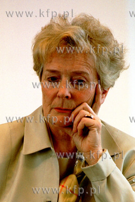 Olga Krzyzanowska Unia Wolnosci. 17.03.2001 Fot. Maciej...