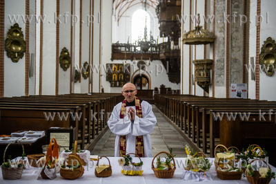 Gdańsk. Święta Wielkanocne w kościele Świętej...