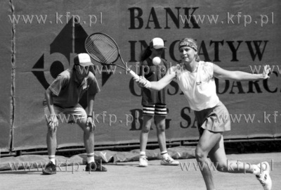 Turniej tenisowy PROKOM Open w Sopocie. 8.08.1994:...