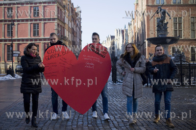 Akcja Kocham Gdańsk, bo...Z okazji Walentynek Młodzi...