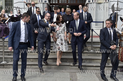 Wizyta brytyjskiej pary książęcej w Gdańsku. Księżna...