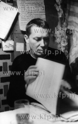 Wojciech Mlynarski - pisarz i satyryk. 1978 Fot. Zbigniew...