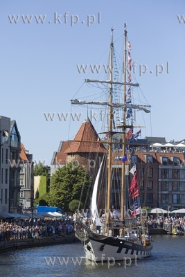 Baltic Sail. Parada żaglowców po Motławie. 08.07.2018...