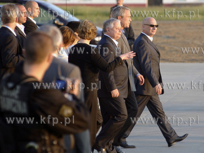 Wizyta prezydenta Georga Busha z malzonka Laura w Polsce....