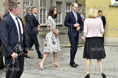 Wizyta brytyjskiej pary książęcej w Gdańsku. 18.07.2017...