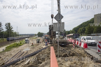 Budowa nowego wiaduktu na Trakcie św. Wojciecha w...