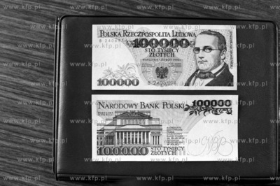 Wprowadzony przez NBP nowy banknot o nominale 100 tysięcy...
