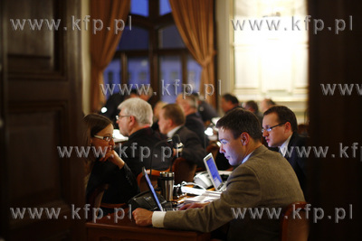 Gdansk. Sesja Rady Miasta. Nz Maciej Krupa.
27.11.2008
fot....
