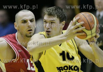 Gdansk. Euroleague Basketball. Prokom Trefl Sopot vs....