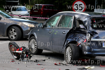 Wypadek na drodze krajowej krajowej 22 tzw. „berlince"....
