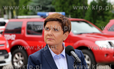 Premier Beata Szydło, szef MSWiA Mariusz Błaszczak...