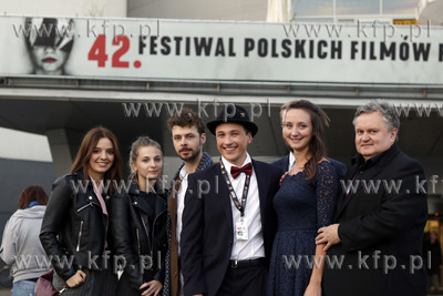 Festiwal Polskich Filmów Fabularnych w Gdyni. Nz.ekipa...
