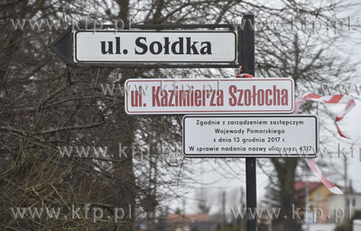 Gdańsk-Osowa. Ul. Kaziemierza Szołocha dawniej Sołdka....