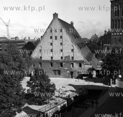 Wielki Mlyn nad kanalem Raduni w Gdansku. 17.09.1973...
