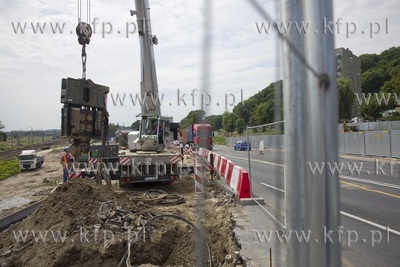 Budowa nowego wiaduktu na Trakcie św. Wojciecha w...