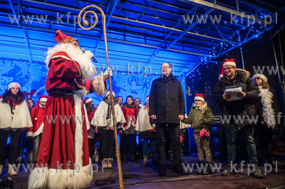 Gdańsk. Coroczne przywitanie Świętego Mikołaja...