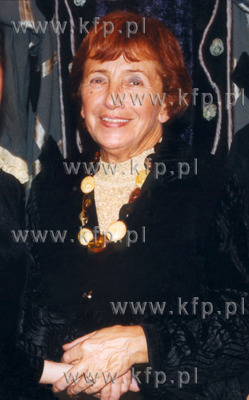 Ewelina Wolanska - mecenas. 05.12.2002 Fot. Wojtek...