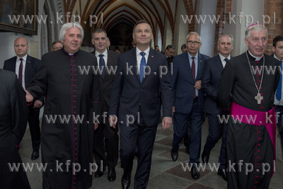 Prezydent RP Andrzej Duda odwiedzil Pelplin. Celem...