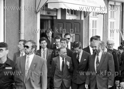 Wizyta angielskiego ksiecia Karola w Gdansku.  18.05.1993...