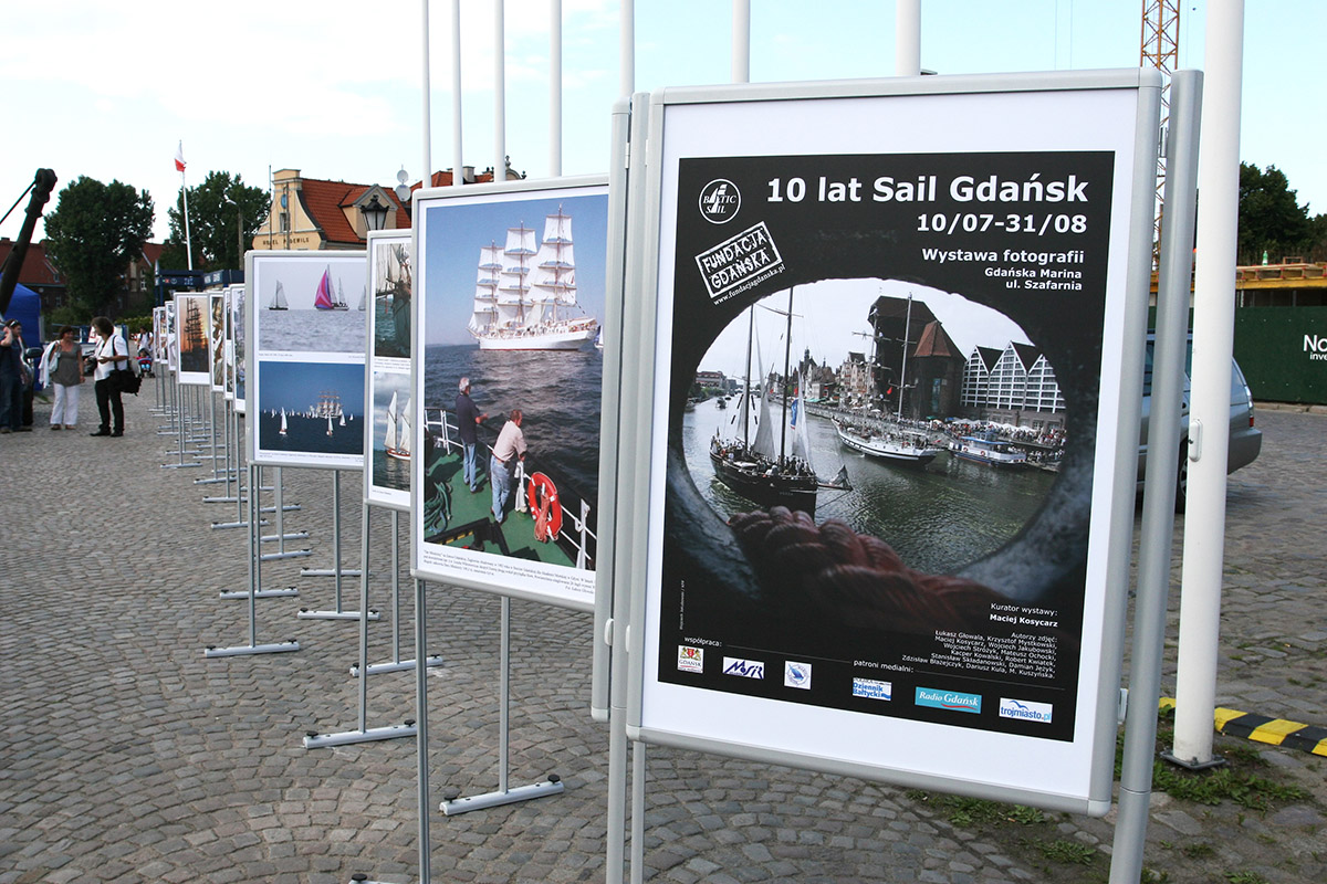 Gdansk, Wystawa 10 lat Sail Gdansk. 
10.07.2008
Sebastian Elijasz / KFP.PL