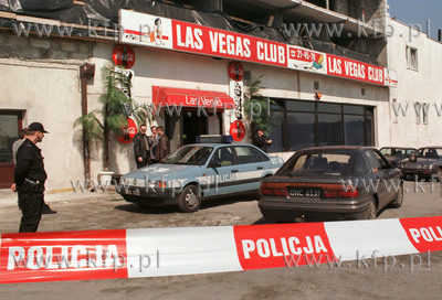 Klub " Las Vegas " w Gdyni-Chwarznie, t utaj zastrzelono...