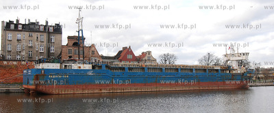 Gdansk. Stara barka Ladoga z St. Ptersburga na Motlawie...