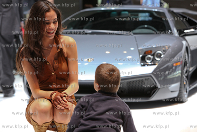 Targi motoryzacyjne w Genewie. Nz. Lamborghini Gallardo
03.03.2010
fot....