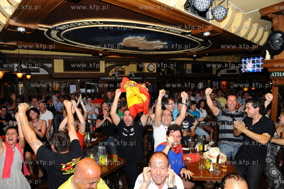 Hiszpania. Barcelona. Cwiercfinalowy mecz mistrzostw...