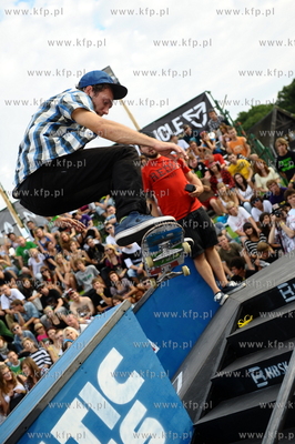 Gdansk. Plac Zebran Ludowych. Festiwal Sportow Ekstremalnych...