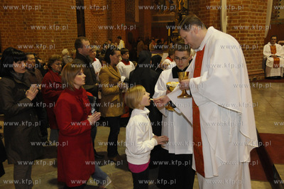 Msza Wieczerzy Panskiej w Wielki Czwartek w bazylice...