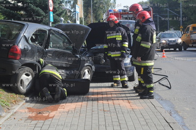 Elblag, skrzyzowanie ul. Bena, Komenskiego i Kiedrzynskiego....