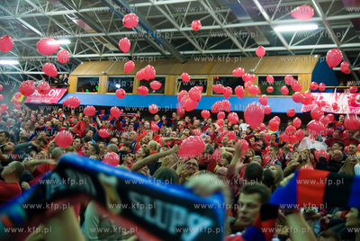 Hala Gryfia w Slupsku. Energa Czarni Slupsk wygrala...