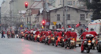 Gdynia. Jubileuszowa, X edycja parady Mikolaje na Motocyklach...