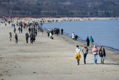Sopot. Wiosenna pogoda spowodowała zwiększony ruch...