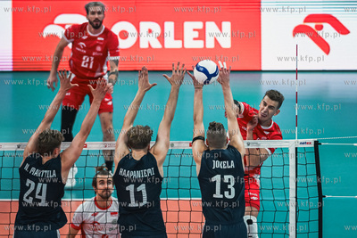 Mecz towarzyski siatkówki mężczyzn Polska - Finlandia...