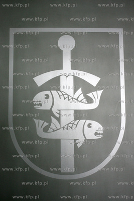 Herb Gdyni. 21.02.2006 fot. Wojtek Jakubowski /KFP