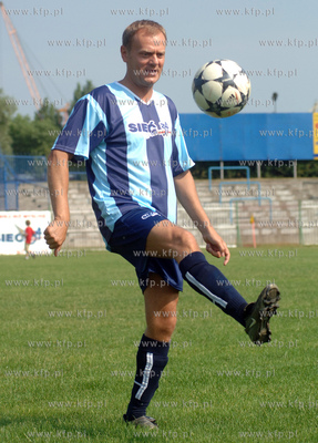 Mecz na stadionie Polonii Gdansk Orly Gorskiego kontra...