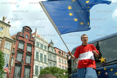 Festyn w Gdansku popierajacy wstapienie Polski do Unii...