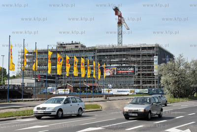 Budowa biurowca Olivia Park w Gdansku Oliwie na al....