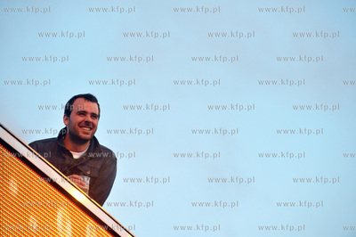 Mecz Niemcy - Grecja w gdanskiej strefie kibica, Z...