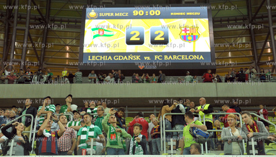 PGE ARENA w Gdansku. Super-Mecz miedzy Lechia Gdansk,...
