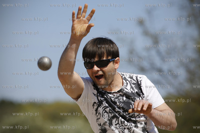 Park Reagana.  Zawody boule z cyklu Grand Prix Norcospectra.
08.05.2016
fot....
