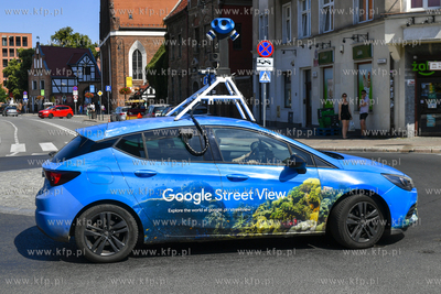 Samochód Google Street View na Podwalu Staromiejskim....