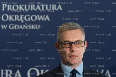 Prokuratura Okręgowa w Gdańsku. Konferencja prokuratora...