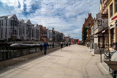 Zakończenie przebudowy Długiego Pobrzeża w Gdańsku....