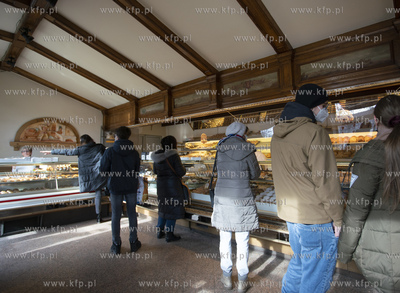 Gdańsk. Tłusty czwartek w Cukierni Pellowski. 24.02.2022...