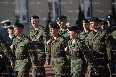Gdynia. Oksywie. Akademia Marynarki Wojennej. Uroczystosc...