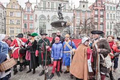 Gdansk. Obchody 380 urodzin Fontanny Neptuna. Uroczysta...