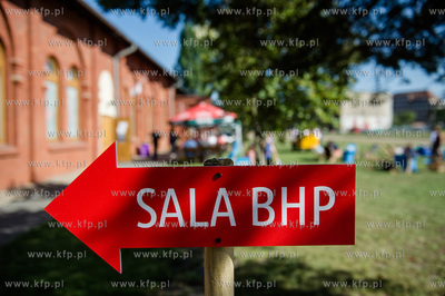 Gdansk. Swieto Historycznej sali BHP, znajdujacej sie...